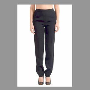 Maison Margiela MM6 Women's Black Wool Elastic Waist Pants Sz XS/IT 38